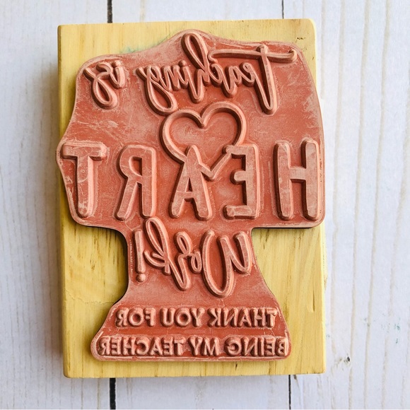 Teaching Is Heart Work Stamp - Picture 6 of 7